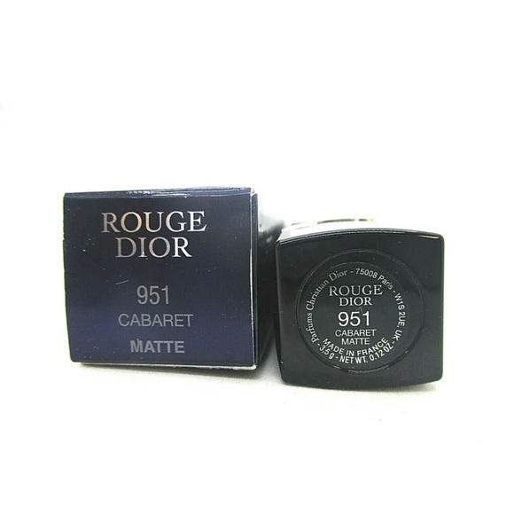38-DIOR REFILLABLE 951 LIPSTICKS CABARET MATTE - Picture 6 of 6